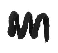 Spiral Lock Hair Ties Bendable Long Dreadlock Ponytail Holder Pure Black