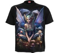 Spiral Magical Homme T-Shirt Manches Courtes Noir 100% Coton Regular/Coupe Standard