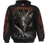 Spiral Majestic Draco Homme Sweat-Shirt à Capuche Noir XL 100% Coton Regular/Coupe Standard