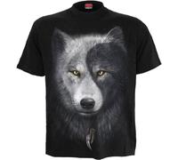Spiral - Men - FIRE Dragon - T-Shirt Black S Wolf Chi