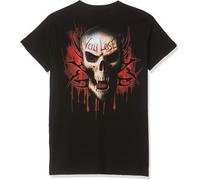 Spiral - Men - Game Over - T-Shirt Modern Cut Turnup Sleeve Black - Small Manches Courtes(XX-Large)