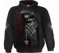 Spiral Men's Hoody Black Hooded Sweatshirt L Black