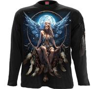 Spiral - Moon Fairy - Longsleeve T-Shirt Black L Black