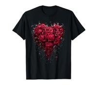 Spiral Original - Cœur saignant - Roses gothiques T-Shirt