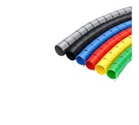 Spiral Protector,Cord Cover Protecteur en spirale de 10 mètres, Tube de couverture d'enroulement en spirale, protecteur de tuyau de ligne, organisateur de fil de câble, enveloppe le câble(Yellow,ID 10
