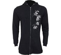 Spiral Pure of Heart Femme Sweat-Shirt zippé à Capuche Noir M 100% Coton Regular/Coupe Standard