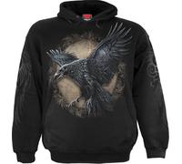 Spiral - Raven Wise - Hoody Black S Black