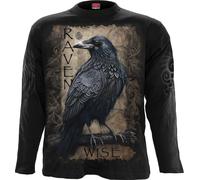 Spiral - Raven Wise - Longsleeve T-Shirt Black M Black