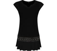 Spiral - Gothic Rock - Robe Courte cloutée à la Taille - Noir - XL