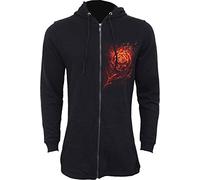 Spiral - BURNT ROSE (Female Black Hoodies) Small HOODIE NEUF