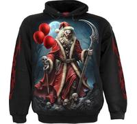 Spiral Santa Clown - Sweat à Capuche Homme Sweat-Shirt à Capuche Noir S