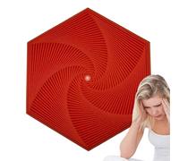 Spiral Sensoriel Anti-Stress | Anti-Stress Illusion Optique,Hexagone Impression 3D Magique Stéréoscopique - Compagnon de Bureau Créatif pour
