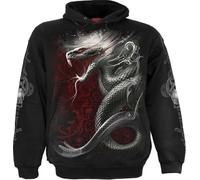 Spiral - Serpent gothique - Sweat à capuche noir, noir, X-Large