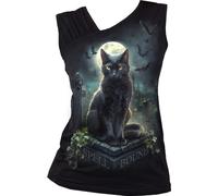 Spiral Spell Bound Femme Top Noir M 95% Viscose, 5% Élasthanne Slim Fit