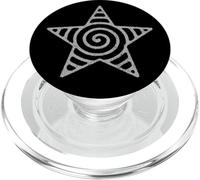 Spiral Star y2k Grunge Vintage 90s PopSockets PopGrip pour MagSafe