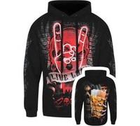 Spiral Sweat à capuche Live Loud Homme Noir - Taille M Noir G