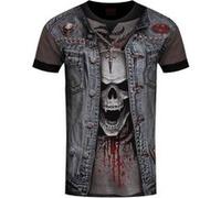 Spiral - Thrash Metal - Allover T-Shirt Black S Black