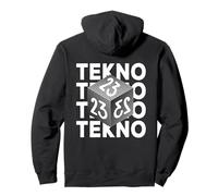 Spiral Tekno Freetekno 23 Système audio DJ Tribe Free Party Sweat à Capuche