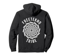 Spiral Tekno Freetekno 23 Système de sonorisation DJ Tribe Sweat à Capuche