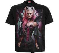 Spiral - The Antibarb - Front Print T-Shirt Black L Black