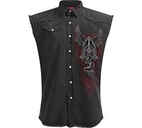 Spiral - The Dead - Chemise sans Manches délavée - Noir - XXL