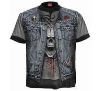Spiral - Thrash Metal - Allover T-Shirt Black S Black