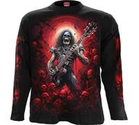 Spiral Tomb of Rock Homme T-Shirt Manches Longues Noir XL 100% Coton Regular/Coupe Standard