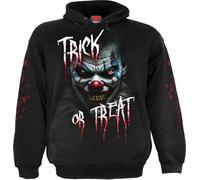 Spiral Trick Or Treat Homme Sweat-Shirt à Capuche Noir 4XL 100% Coton Regular/Coupe Standard