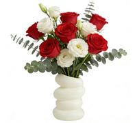 Spiral Vase - Pro | Modern Decor - Vase À Fleurs Spiralé Conteneur d'art Décoratif Moderne pour Centre De Table Salon Salle À Manger Chambre Et Bibliothèque Performance | 2026 Pro