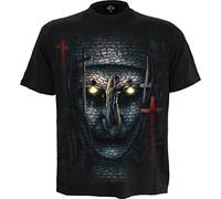Spiral WB Horror - The Nun - Skull Illusion - T-Shirt Noir, Noir, S