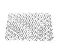 Spiral Wire Trivet, Stainless Steel Pot Holder, Metal Coaster, Effective Heat Protection, Stylish and Modern Design/Multi-Purpose Use, 17.5x17.5x1.5cm for Kitchen Hot Dishes