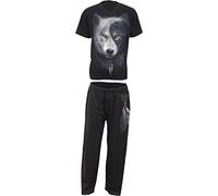 Spiral - Wolf CHI - Pyjama Gothique - Ensemble 4 pièces - pour Homme - L