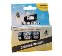 K-Ocide – Spirale anti-mouches 4 rubans – Rubans collants, colle extra collante