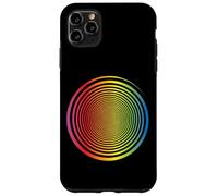Spirale Arc-en-Ciel Auto-hypnose Illusion d'optique Arc-en-Ciel Coque pour iPhone 11 Pro Max