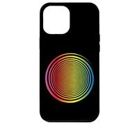 Spirale Arc-en-Ciel Auto-hypnose Illusion d'optique Arc-en-Ciel Coque pour iPhone 12 Pro Max