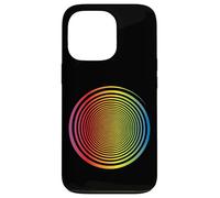 Spirale Arc-en-Ciel Auto-hypnose Illusion d'optique Arc-en-Ciel Coque pour iPhone 13 Pro