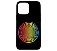 Spirale Arc-en-Ciel Auto-hypnose Illusion d'optique Arc-en-Ciel Coque pour iPhone 13 Pro Max