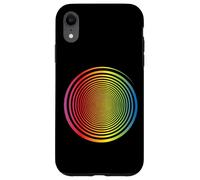 Spirale Arc-en-Ciel Auto-hypnose Illusion d'optique Arc-en-Ciel Coque pour iPhone XR
