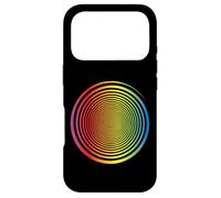 Spirale Arc-en-Ciel Auto-hypnose Illusion d'optique Arcs-en-Ciel Coque pour iPhone 17 Pro