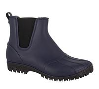Spirale Bath, Chelsea Boot Bottes avec Rivets arrière et élastique à Motifs, pour Femme, Idéal pour Le Temps Libre, Bleu/Noir, 42 EU