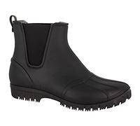 Spirale Bath, Chelsea Boot Bottes avec Rivets arrière et élastique à Motifs, pour Femme, Idéal pour Le Temps Libre, Noir, 39 EU