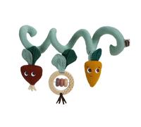 Tiny Love Jouet d'activité en spirale pour poussette, respectueux de l'environnement, avec 8 activités de développement, favorise la motricité fine et la croissance cognitive, jardin d'aventures