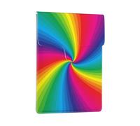 Spirale colorée Arc-en-Ciel,Housse en Cuir synthétique pour Ordinateur Portable, Sacoche pour Ordinateur Portable, Sacoche pour Tablette