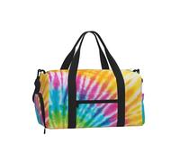 Spirale colorée tie-Dye Arc-en-Ciel,Sac de Sport bandoulière à Main, Sac de Voyage Grande capacité pour Femmes et Hommes