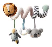 Nuby- Animal Adventures Spirale d'activités Poussette interactif avec Jouets sensoriels | Convient dès la Naissance, 99618, Penguin, Taille Unique