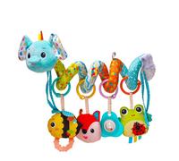 Spirale D'activité Bébé Jouets - Spirale Jouet Poussette Bebe avec Musique, Bebe Naissance Cadeaux 0 3 6 12 Mois, éléphants SPIRALE