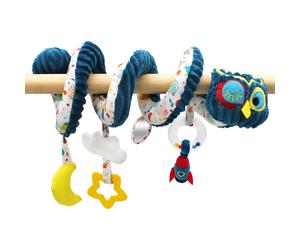 Spirale d'activités bleu, jaune, blanc TU