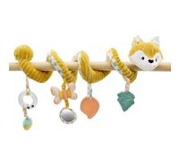 Déglingos Spirale d'activités Cyranos Le Renard – Jouet d’éveil sonore et tactile – Moutarde 40 cm