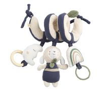 Spirale d'activités en bouclette coton bio beige/jaune TU