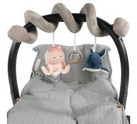 Spirale d'activités gris, rose, bleu TU